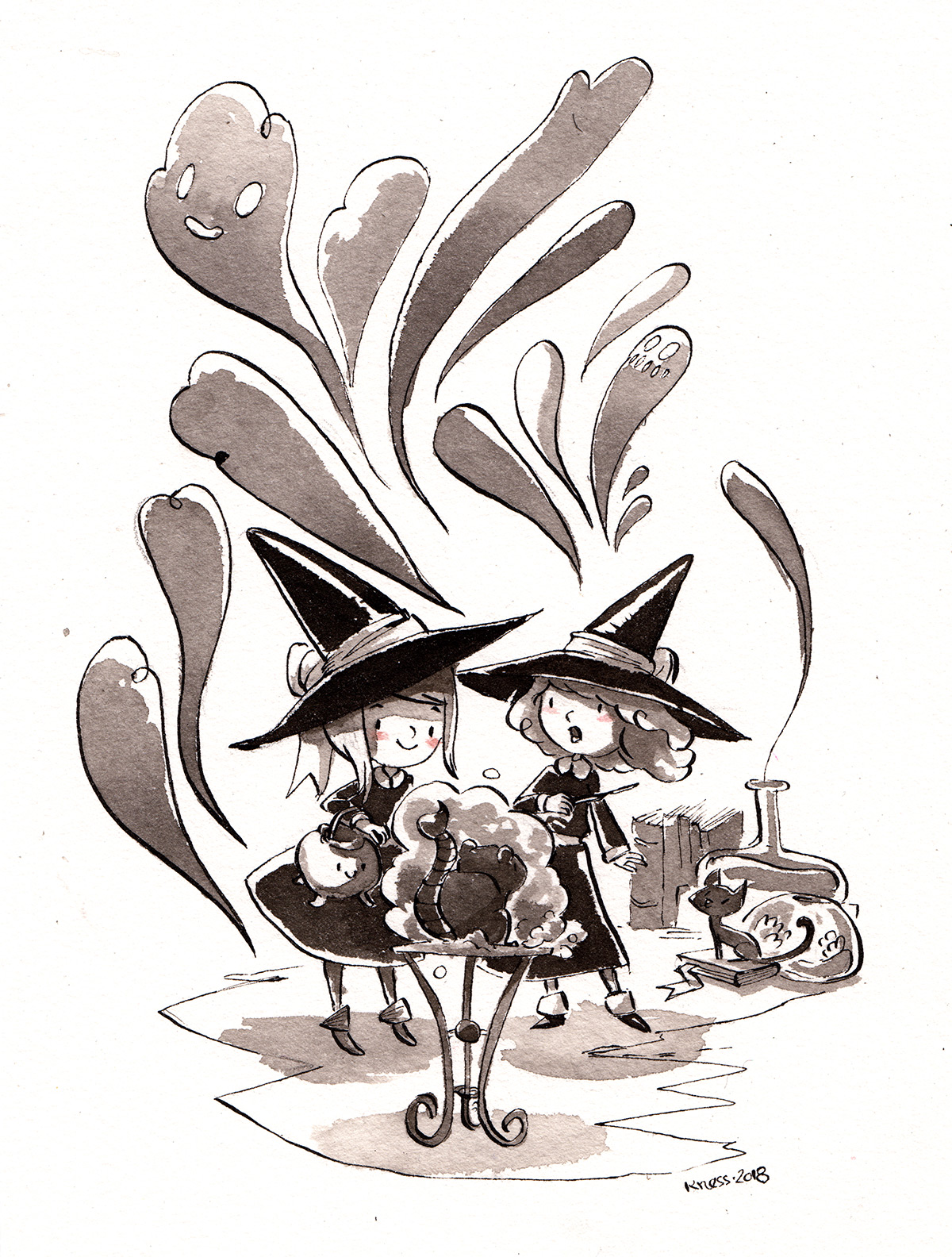 Inktober 01 - Poisonous + 1day1animal 252 - Kangaroo Rat